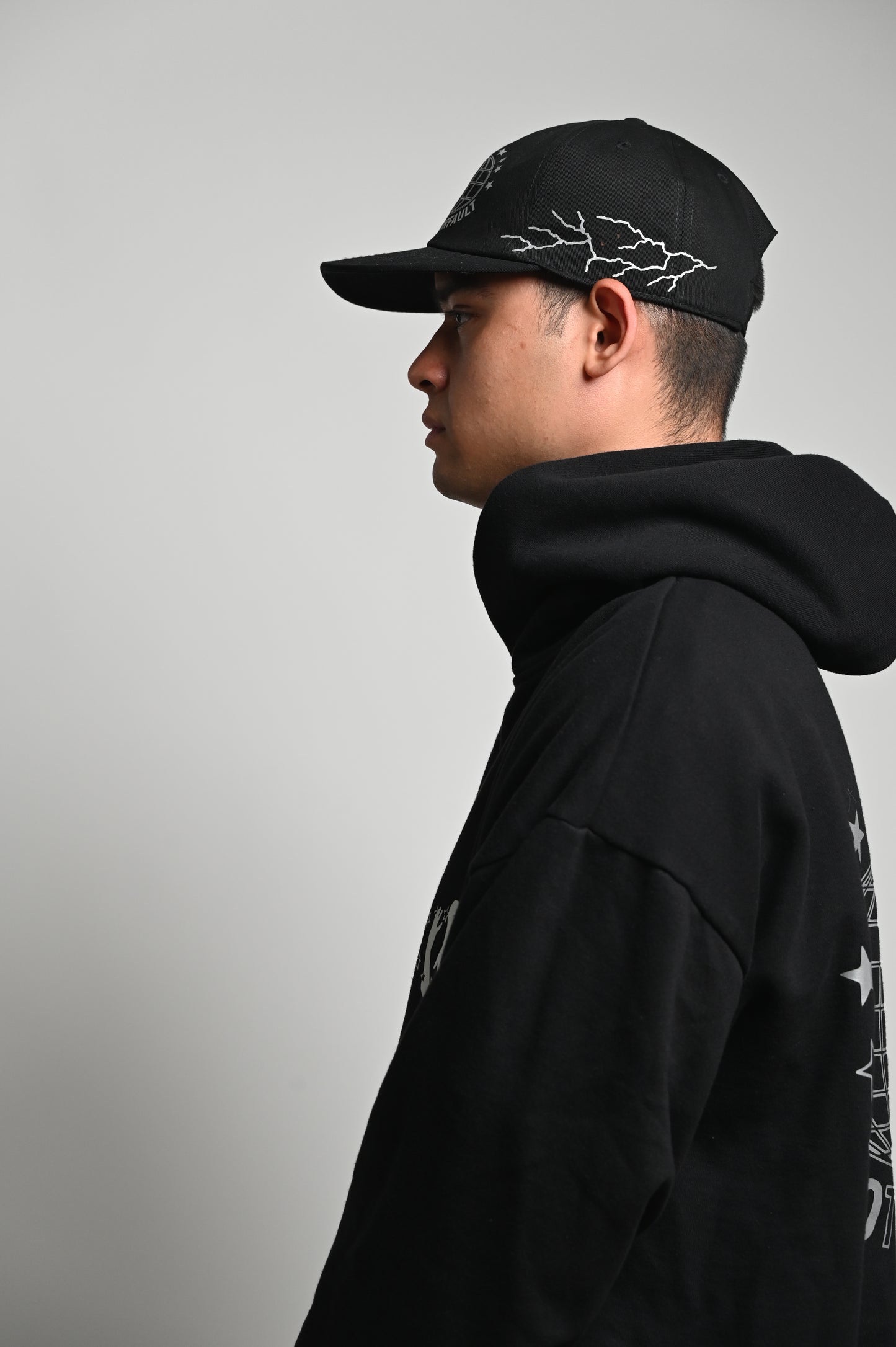 Worldwide White Lightning Strap Back image 2