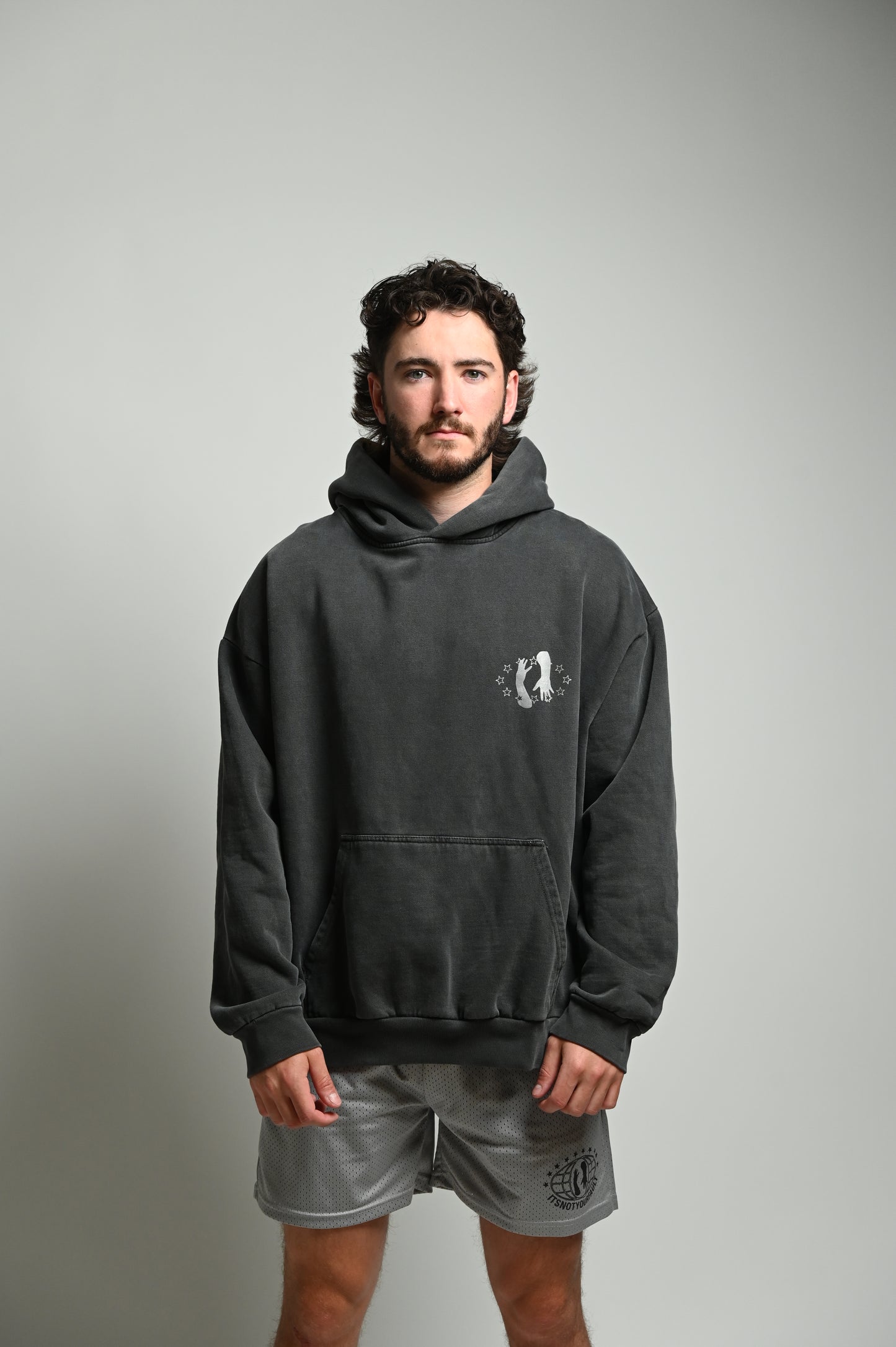 Worldwide Hoodie Vintage Grey image 0
