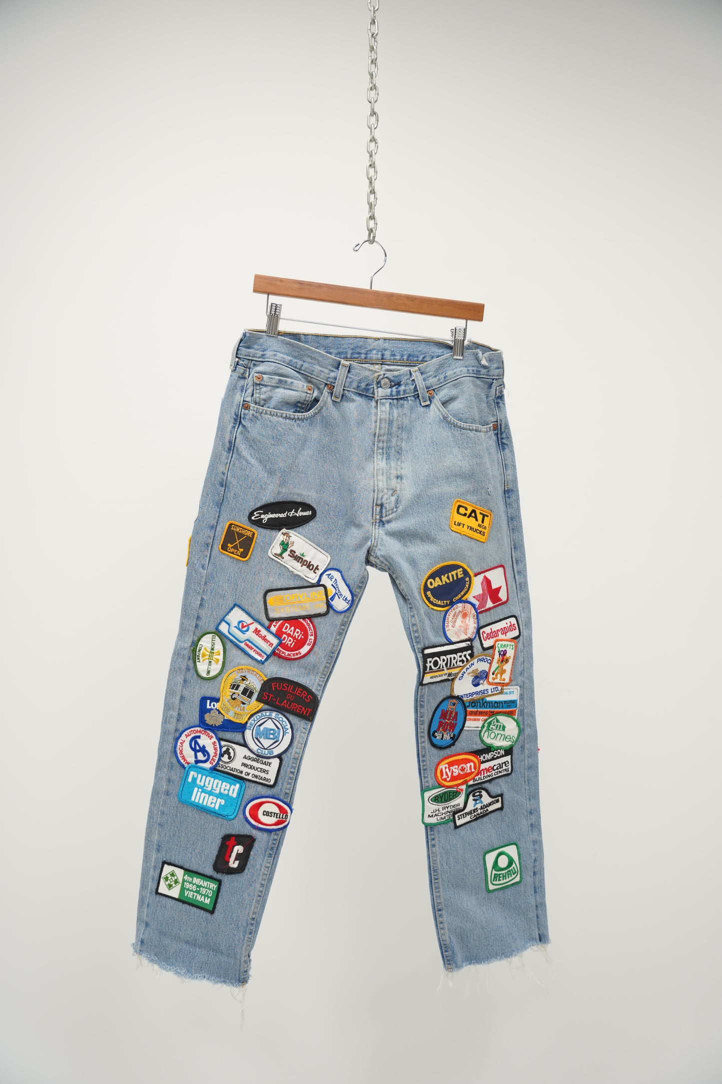 Patched Denim