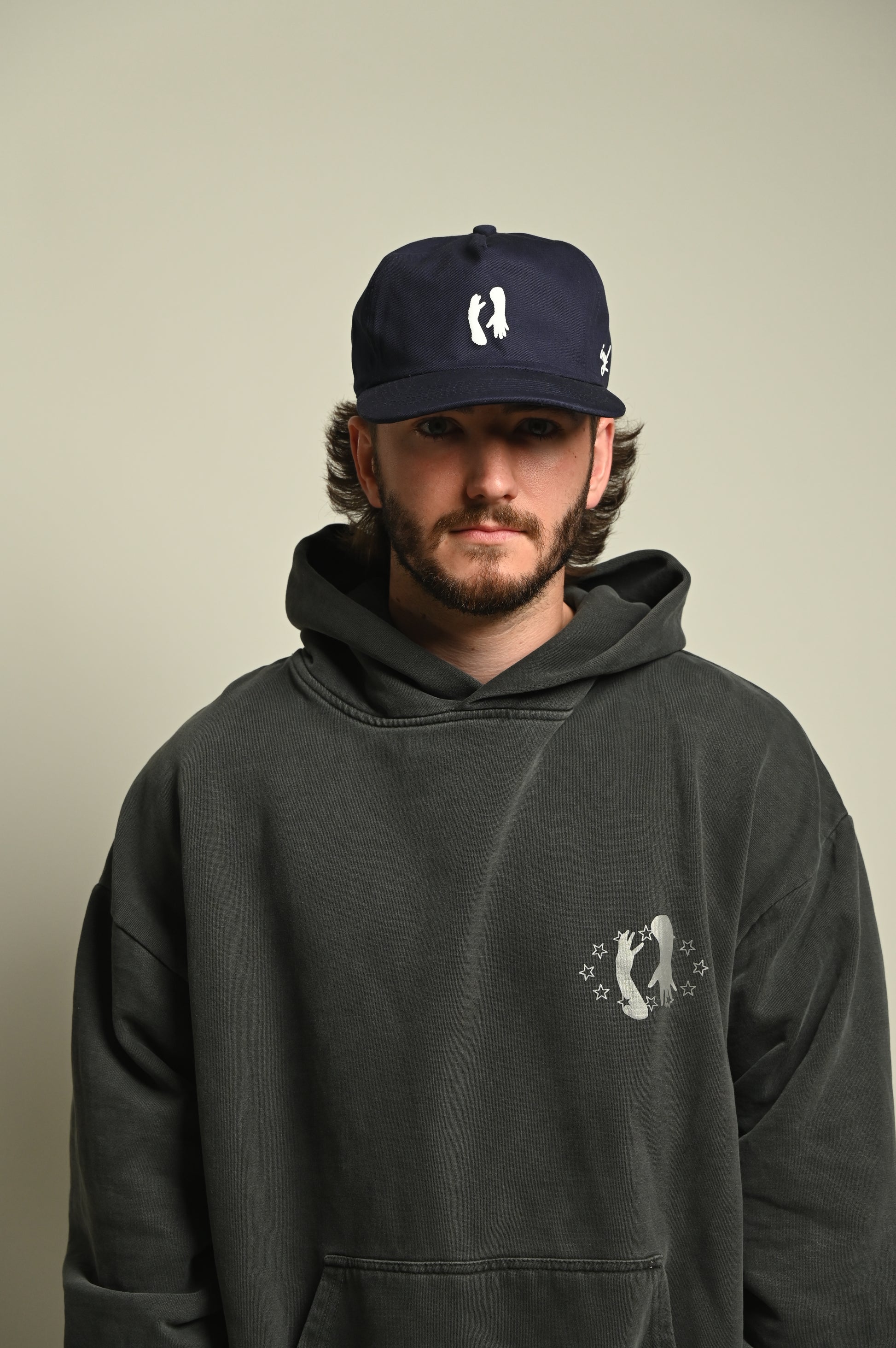 Classic Hands Navy 5 Panel image 0