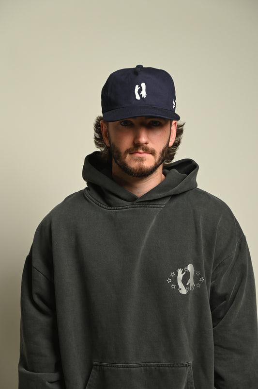 Classic Hands Navy 5 Panel image 0