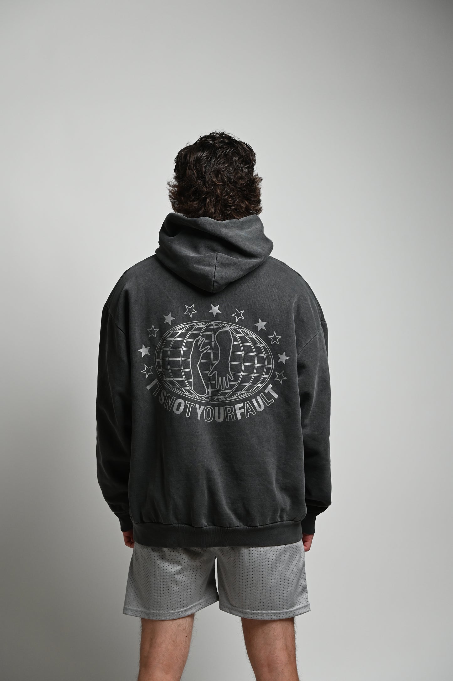 Worldwide Hoodie Vintage Grey image 1