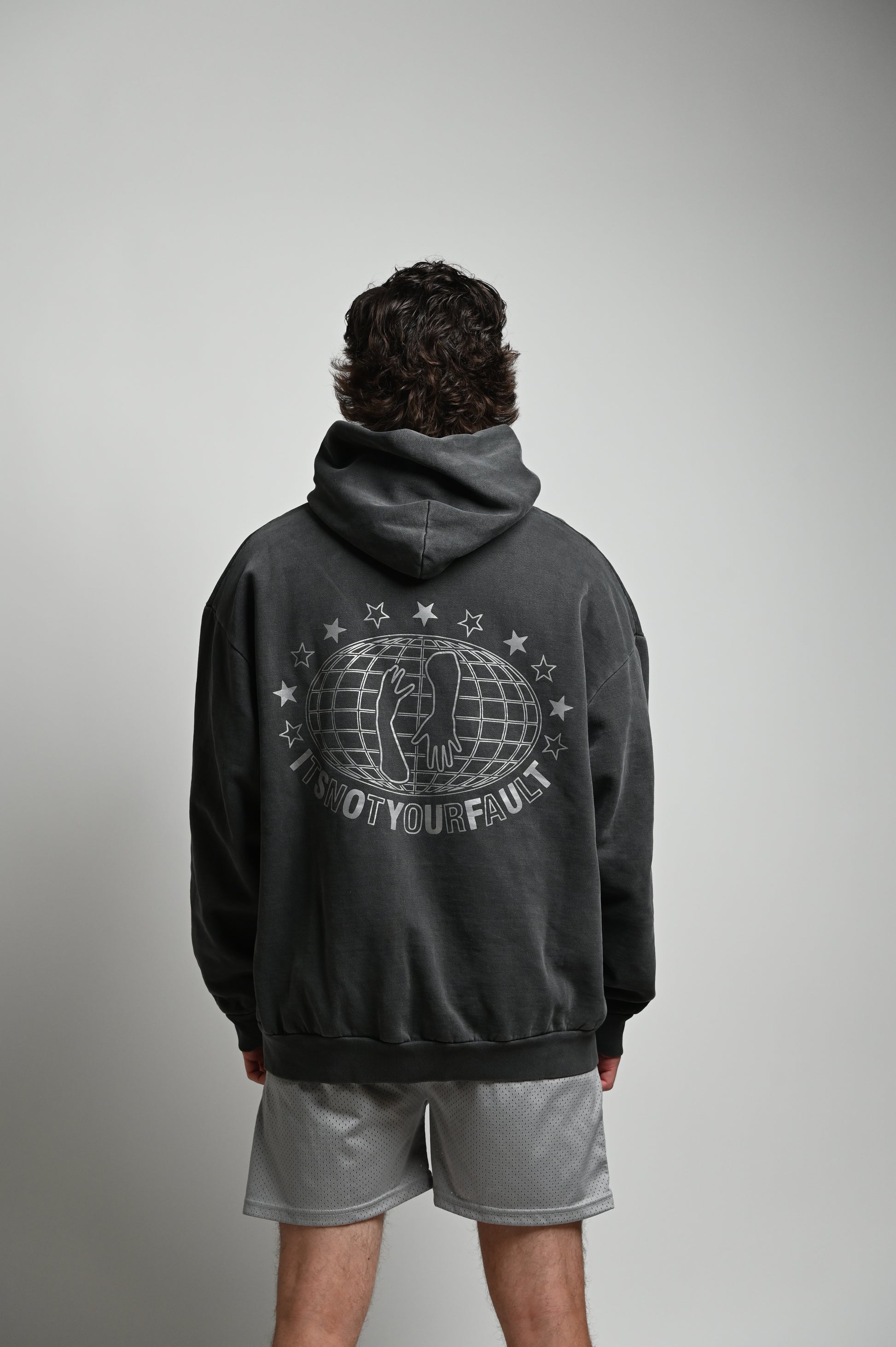 Worldwide Hoodie Vintage Grey image 1